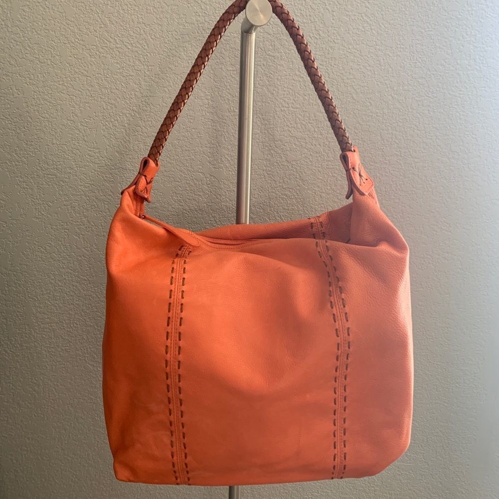 Y2K CARLOS FALCHI Leather Hobo Bag New